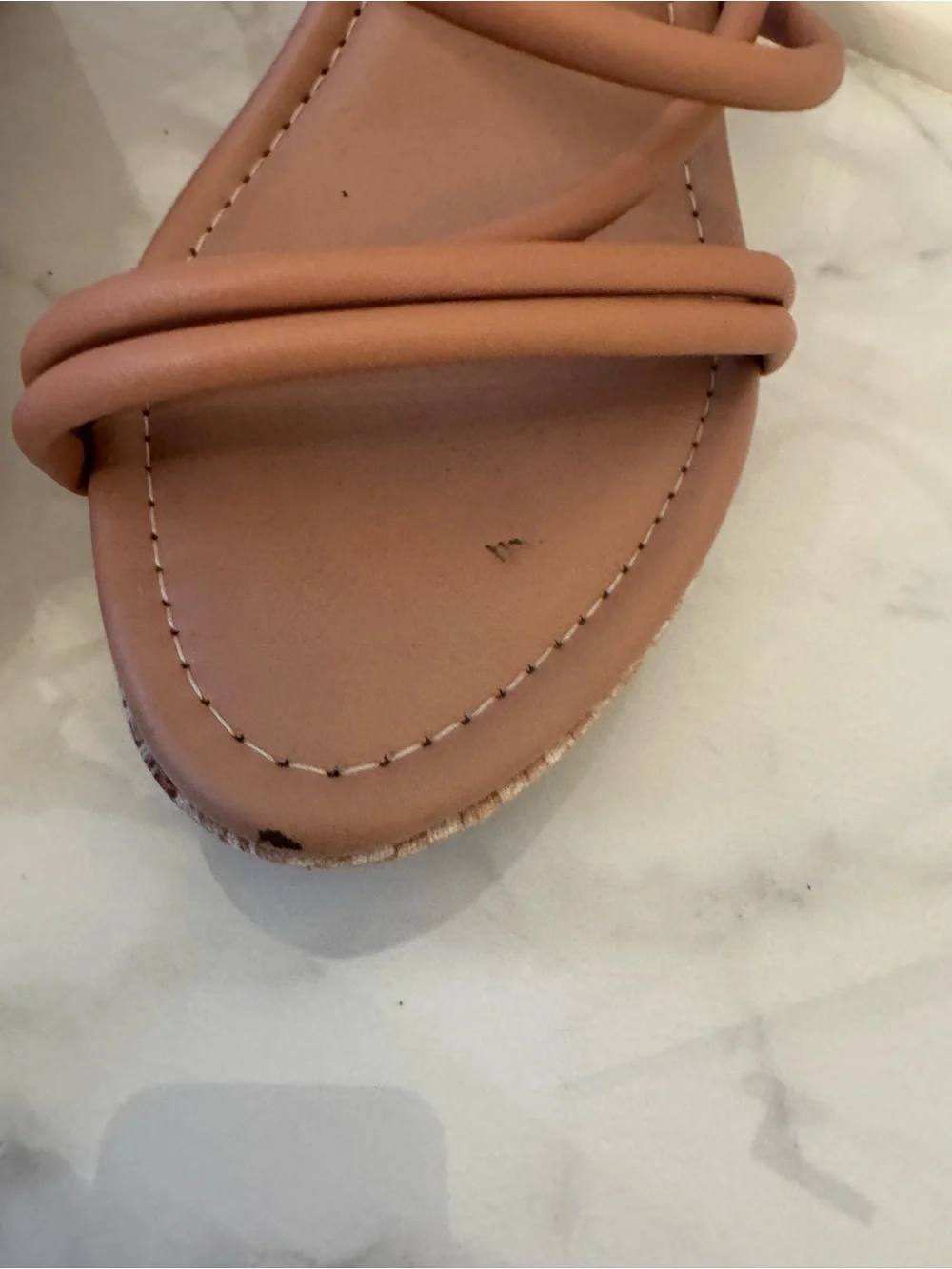 Moleca Tan Strappy Wedge Sandals Size 11 / 42 – Runs Small